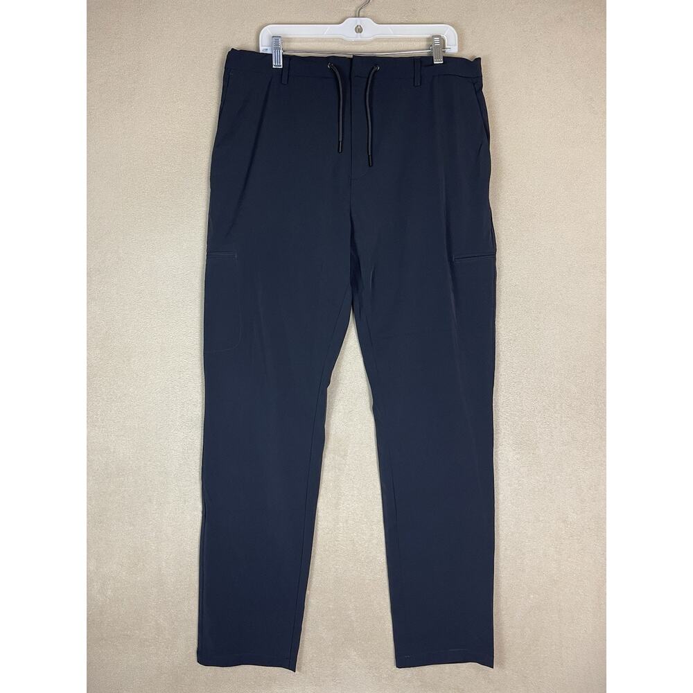 Guess Pants Mens 36x32‎ Black Tech Stretch Slim Chino Golf Performance Tapered